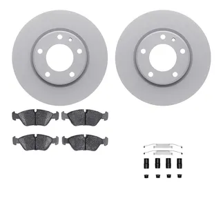 R1 Concepts WDTH1-31004 Brake Rotors - Carbon Coated W/ Euro Ceramic Pads & Hdw